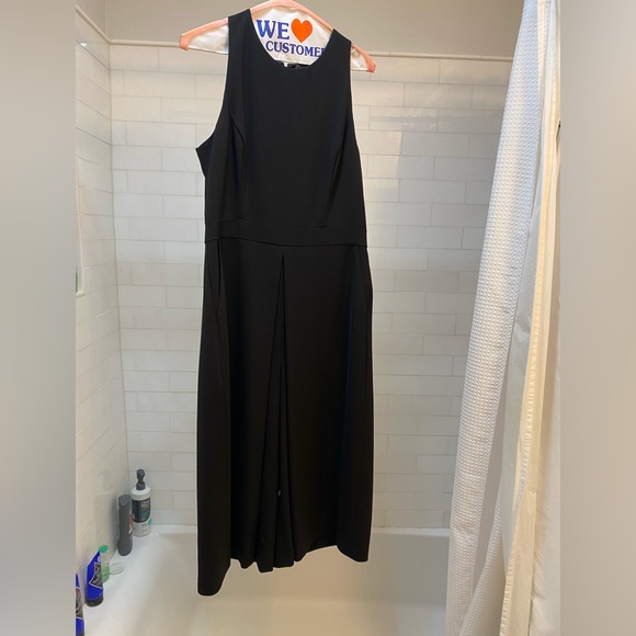 WHBM Black Wide Leg Jumpsuit - Picture 1 of 5